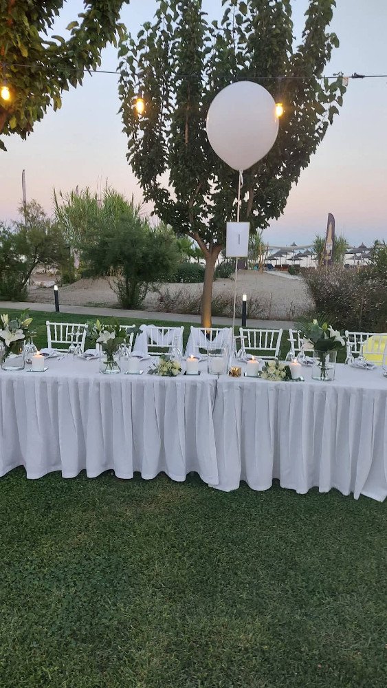 beachbar halkidiki pasir wedding party